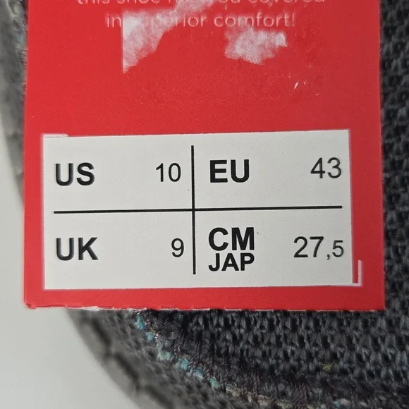 Hey Dude Charcoal and Teal Loafers NWT - Picture 8 of 15